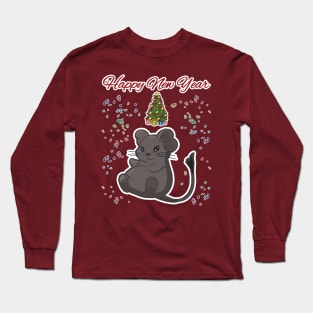 Degu Happy New Year Long Sleeve T-Shirt